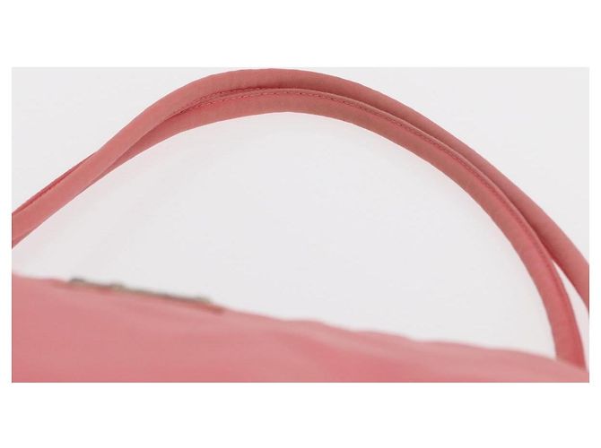 PRADA Nylon Tote Bag Rosa Silber Auth BA10488 Pink - Ansicht 8