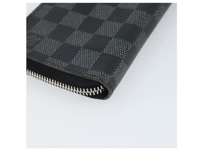 LOUIS VUITTON Cartera Zippy Vertical Damier Graphite Larga Auth LV 169951 Damier ebene - vista 16