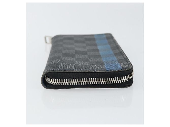 LOUIS VUITTON Cartera Zippy Vertical Damier Graphite Larga Auth LV 169951 Damier ebene - vista 3