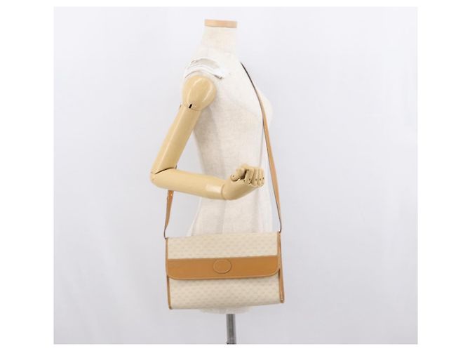 Gucci Borsa a Spalla Micro GG Supreme PVC Avorio Oro 004 14 0264 Auth BA10604 D'oro Crudo - vista 25
