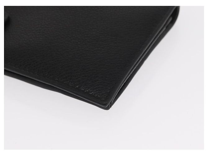 PRADA Lange Geldbörse Leder Schwarz Auth 169955V - Ansicht 15