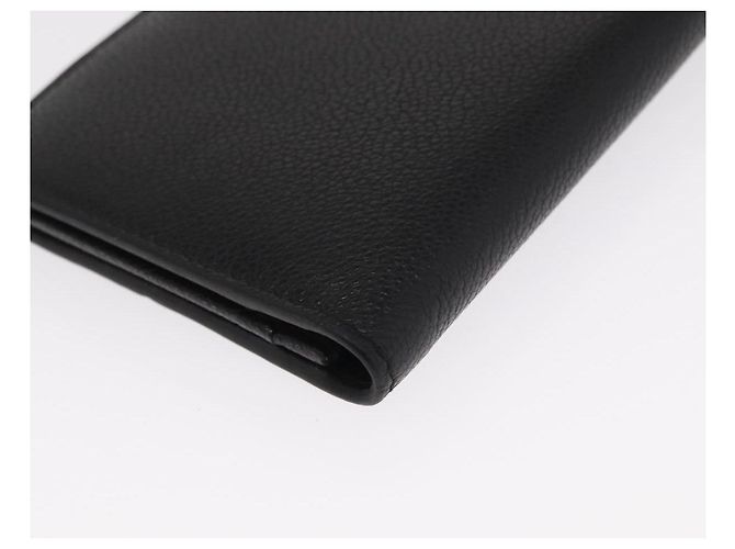 PRADA Lange Geldbörse Leder Schwarz Auth 169955V - Ansicht 16