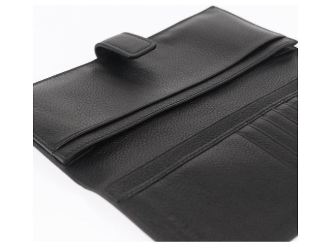 PRADA Lange Geldbörse Leder Schwarz Auth 169955V - Ansicht 20