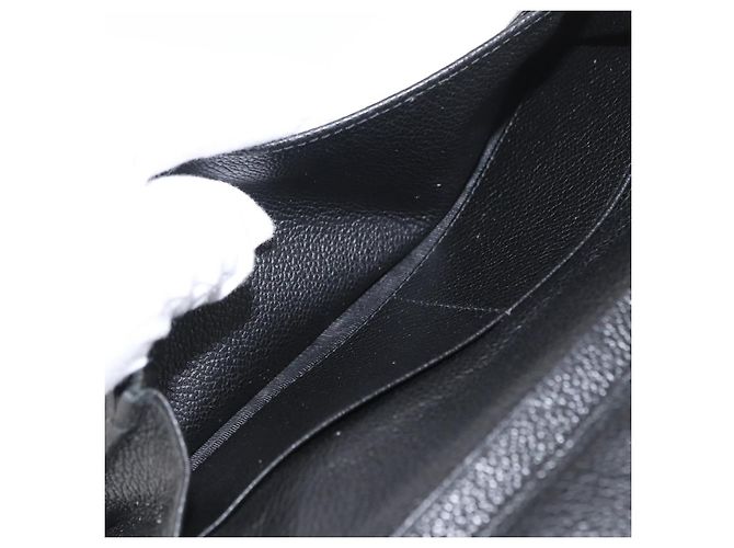 PRADA Lange Geldbörse Leder Schwarz Auth 169955V - Ansicht 21