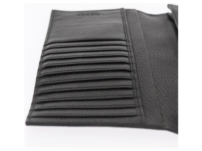 PRADA Lange Geldbörse Leder Schwarz Auth 169955V - Ansicht 22