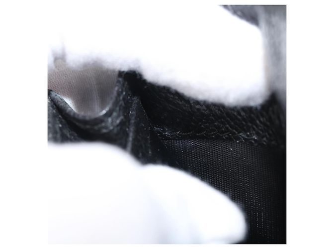 PRADA Lange Geldbörse Leder Schwarz Auth 169955V - Ansicht 25