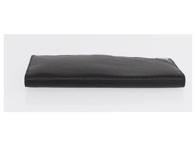 PRADA Lange Geldbörse Leder Schwarz Auth 169955V - Ansicht 4