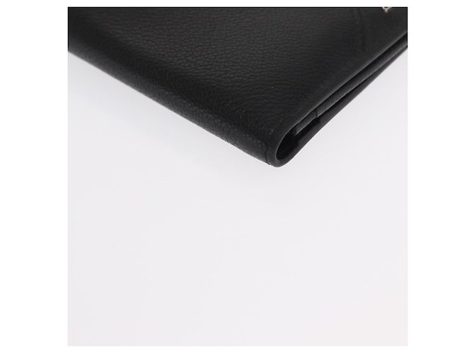 PRADA Lange Geldbörse Leder Schwarz Auth 169955V - Ansicht 7