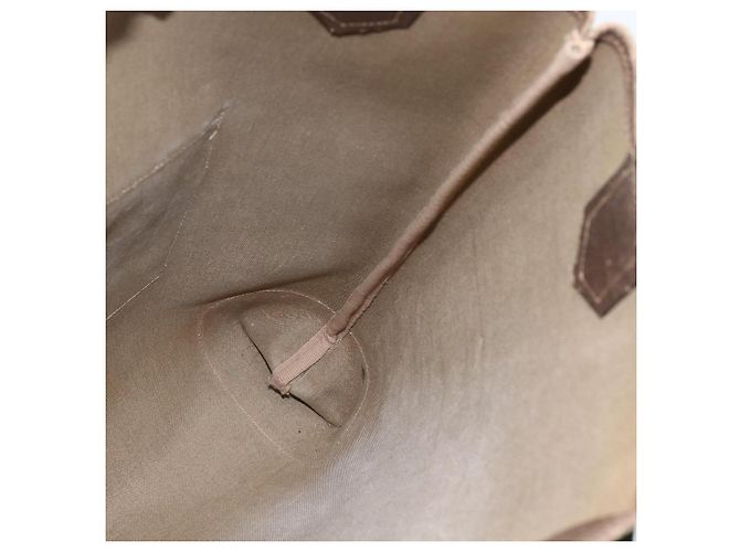 Borsa tote in PVC beige e rosso della linea Sherry GG Supreme di GUCCI Auth ep13075 - vista 19
