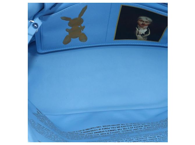 LOUIS VUITTON Masters Collection TURNER Neverfull MM Borsa Blu LV Auth 163470SM - vista 10