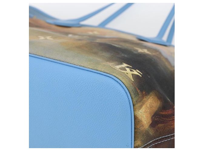 LOUIS VUITTON Masters Collection TURNER Neverfull MM Borsa Blu LV Auth 163470SM - vista 16