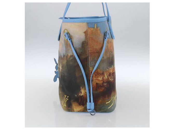 LOUIS VUITTON Masters Collection TURNER Neverfull MM Borsa Blu LV Auth 163470SM - vista 4