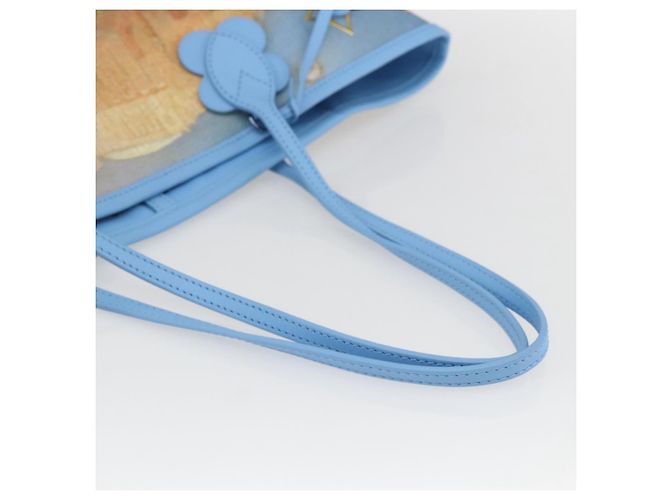 LOUIS VUITTON Masters Collection TURNER Neverfull MM Borsa Blu LV Auth 163470SM - vista 7