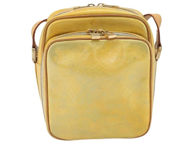 LOUIS VUITTON Borsa a spalla Wooster Monogram Vernis Grigio M91036 LV Auth 169545 - vista 13