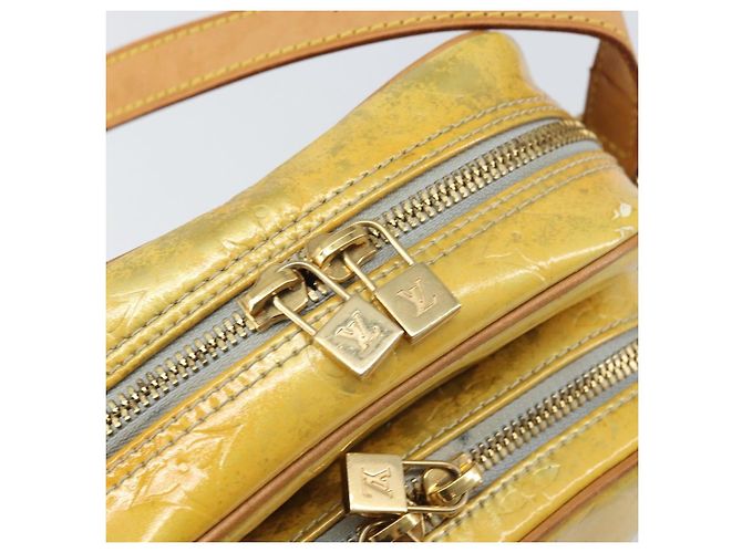 LOUIS VUITTON Borsa a spalla Wooster Monogram Vernis Grigio M91036 LV Auth 169545 - vista 18