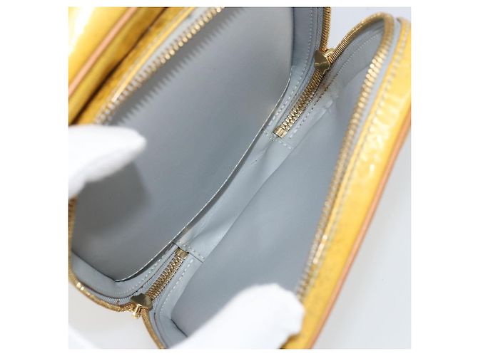 LOUIS VUITTON Borsa a spalla Wooster Monogram Vernis Grigio M91036 LV Auth 169545 - vista 21