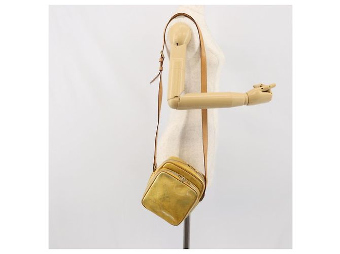 LOUIS VUITTON Borsa a spalla Wooster Monogram Vernis Grigio M91036 LV Auth 169545 - vista 22
