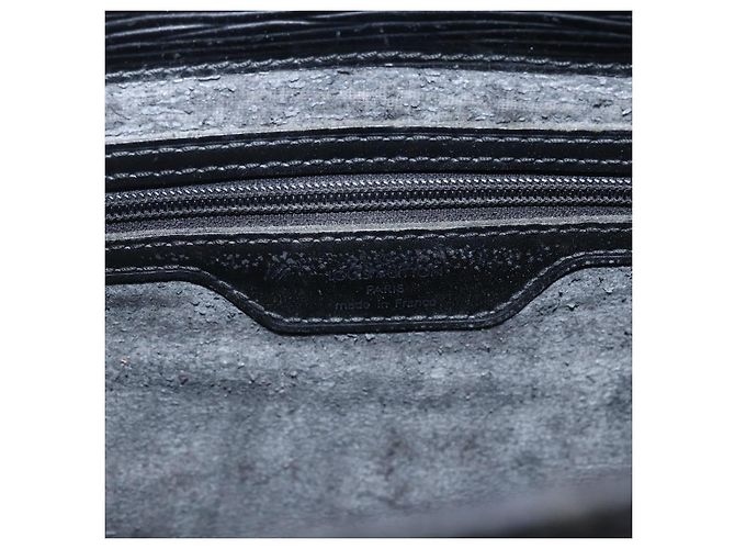 LOUIS VUITTON Sac Plat en Épi Noir M59082 LV Auth BA10662 - vue 17