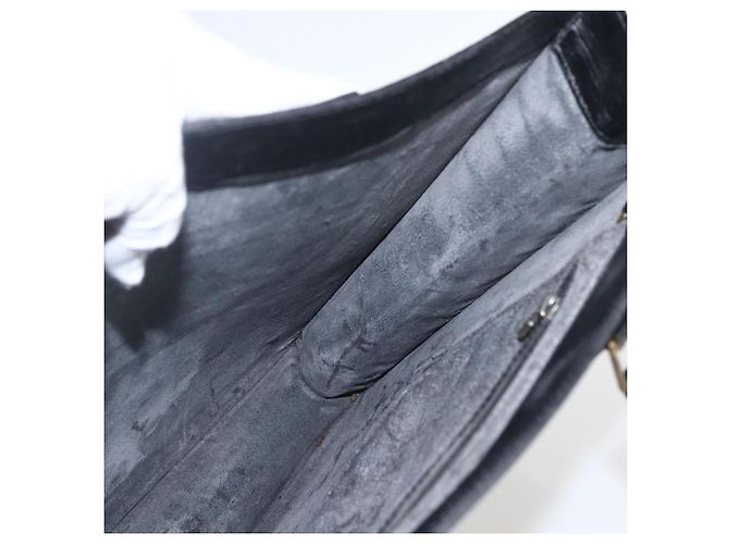 LOUIS VUITTON Sac Plat en Épi Noir M59082 LV Auth BA10662 - vue 18
