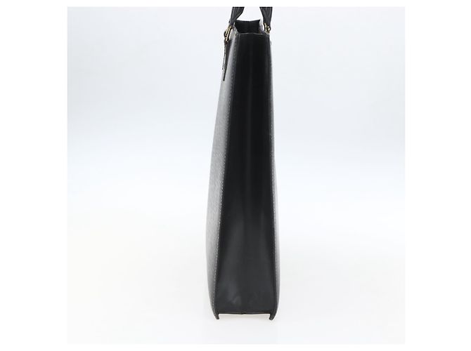 LOUIS VUITTON Sac Plat en Épi Noir M59082 LV Auth BA10662 - vue 3