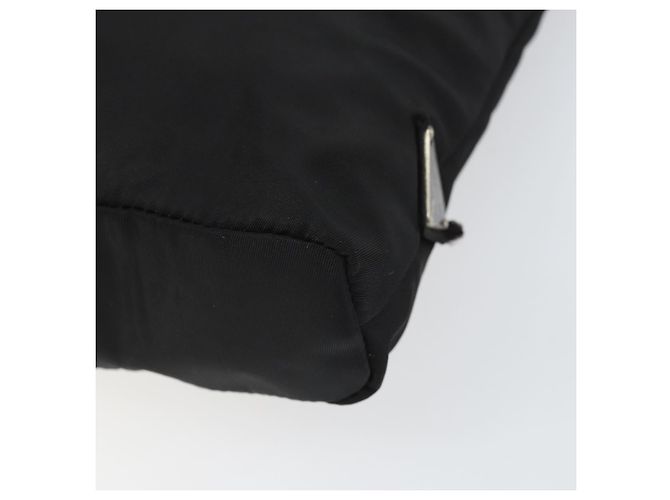 Borsa a Spalla PRADA Nylon Nero Argento Autentica 171629 - vista 16