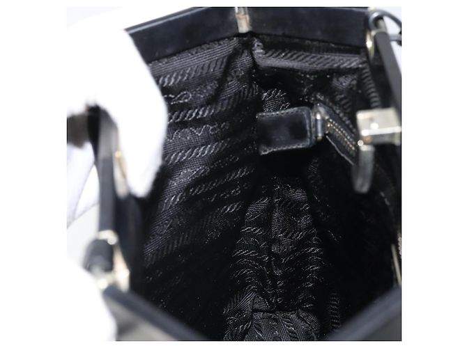 Borsa a Spalla PRADA Nylon Nero Argento Autentica 171629 - vista 19