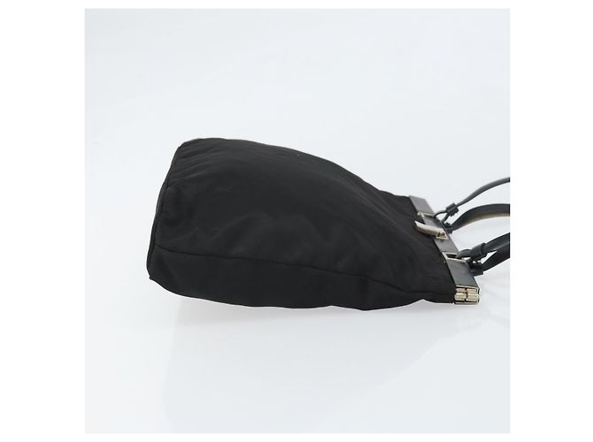 Borsa a Spalla PRADA Nylon Nero Argento Autentica 171629 - vista 3