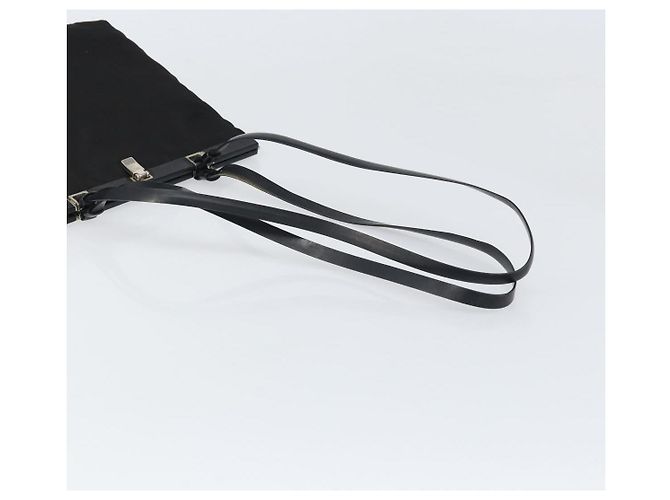 Borsa a Spalla PRADA Nylon Nero Argento Autentica 171629 - vista 7