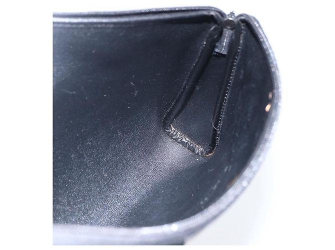 Pochette in tela Trotter Christian Dior Nero Oro Auth ti3761 D'oro - vista 15