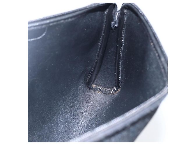 Pochette in tela Trotter Christian Dior Nero Oro Auth ti3761 D'oro - vista 16