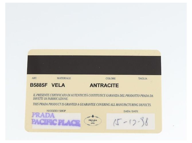 PRADA Rucksack aus Nylon grün silber authentisch 166306 - Ansicht 12