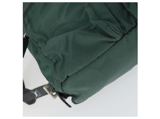 PRADA Rucksack aus Nylon grün silber authentisch 166306 - Ansicht 15