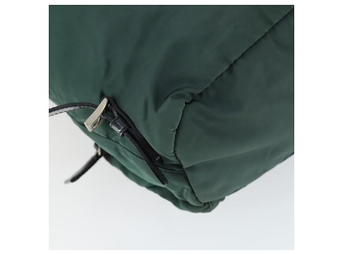PRADA Rucksack aus Nylon grün silber authentisch 166306 - Ansicht 17