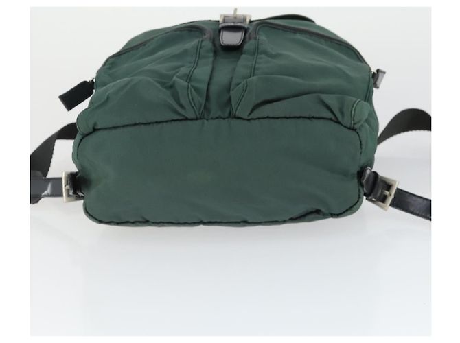 PRADA Rucksack aus Nylon grün silber authentisch 166306 - Ansicht 5
