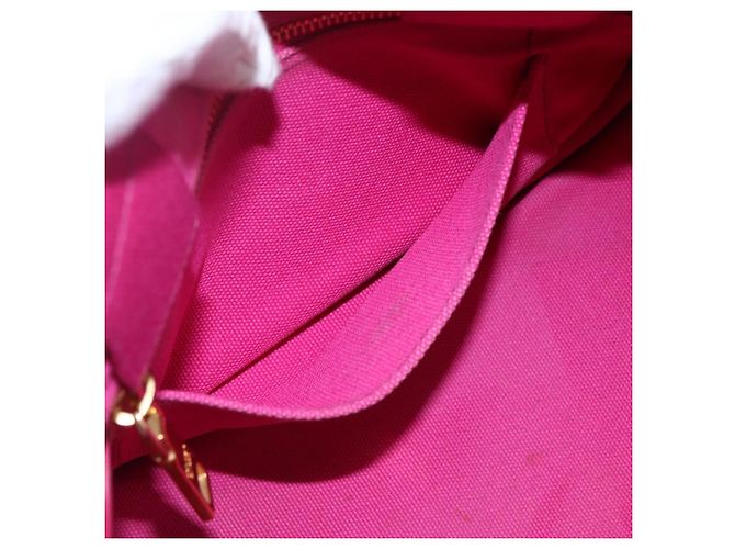PRADA Canapa PM Borsa a mano in tela 2way Rosa Oro Auth ka2235 D'oro - vista 22