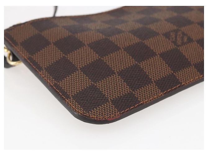 LOUIS VUITTON Pochette Neverfull PM Damier Ebene LV Auth BA10697 - vista 14