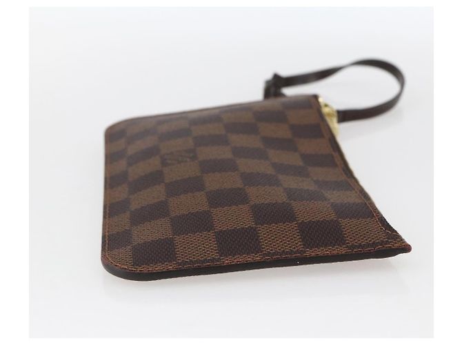 LOUIS VUITTON Pochette Neverfull PM Damier Ebene LV Auth BA10697 - vista 4