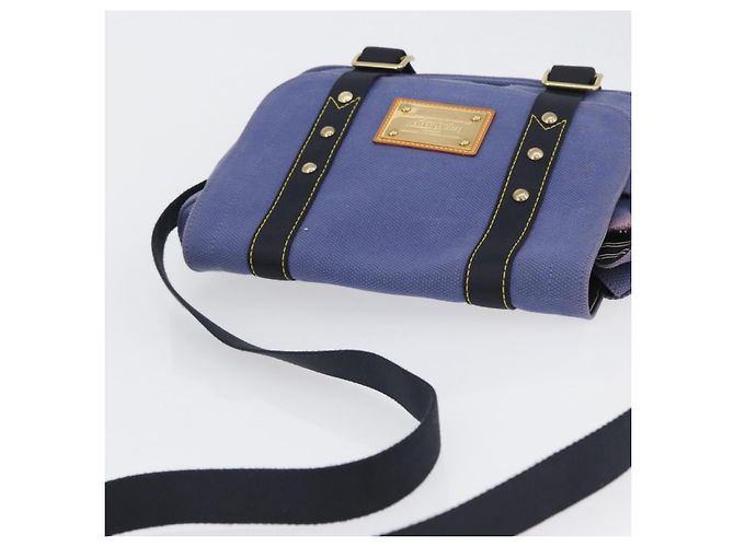 LOUIS VUITTON Antigua Buzzus PM Schultertasche Blau M40081 LV Auth BA10805 - Ansicht 6