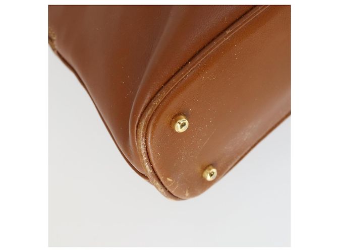 Borsa a mano in pelle Gucci Bamboo 2way marrone oro 000 122 0290 Auth 168572 D'oro - vista 17