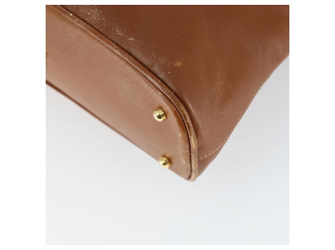Borsa a mano in pelle Gucci Bamboo 2way marrone oro 000 122 0290 Auth 168572 D'oro - vista 18