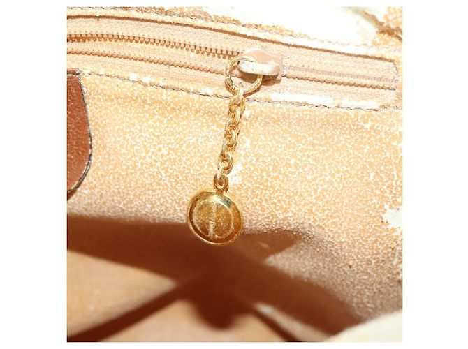 Borsa a mano in pelle Gucci Bamboo 2way marrone oro 000 122 0290 Auth 168572 D'oro - vista 22
