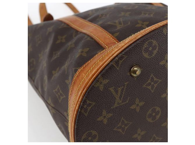LOUIS VUITTON Borsa a Spalla Monogram Bucket GM M42236 LV Auth 171580 Monogramma - vista 14