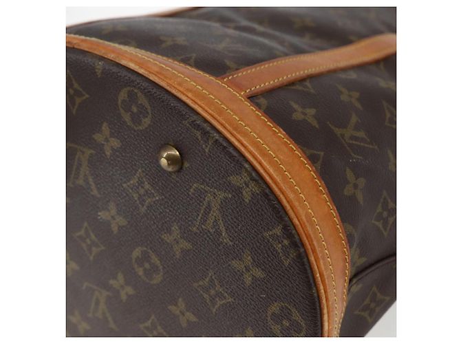LOUIS VUITTON Borsa a Spalla Monogram Bucket GM M42236 LV Auth 171580 Monogramma - vista 15