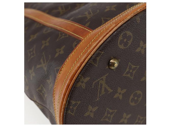 LOUIS VUITTON Borsa a Spalla Monogram Bucket GM M42236 LV Auth 171580 Monogramma - vista 16