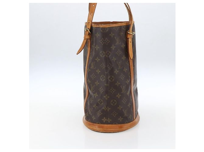 LOUIS VUITTON Borsa a Spalla Monogram Bucket GM M42236 LV Auth 171580 Monogramma - vista 4