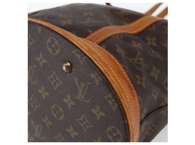 LOUIS VUITTON Borsa a Spalla Monogram Bucket GM M42236 LV Auth 171580 Monogramma - vista 9