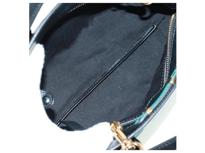 Chloé Borsa a mano Chloe Alice in pelle 2 vie blu oro Auth 170574V D'oro - vista 19