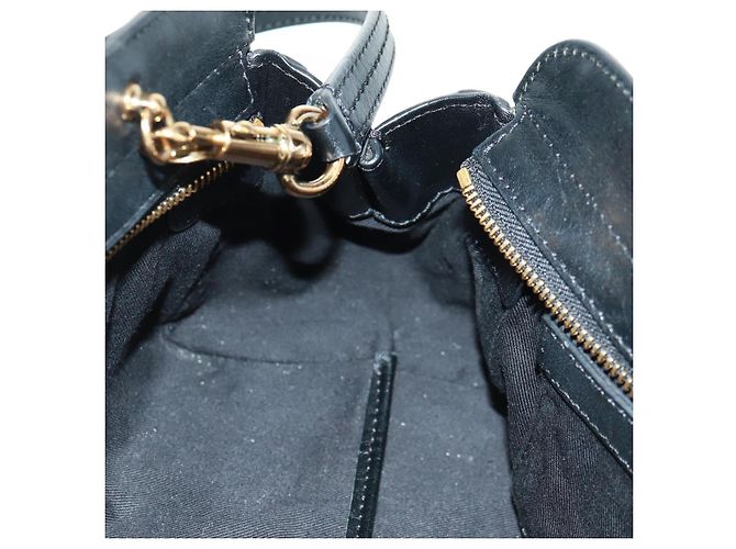 Chloé Borsa a mano Chloe Alice in pelle 2 vie blu oro Auth 170574V D'oro - vista 20