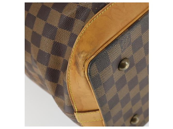 LOUIS VUITTON Borsa Boston Clipper Damier Ebene 2way M99039 LV Auth 169619 - vista 19