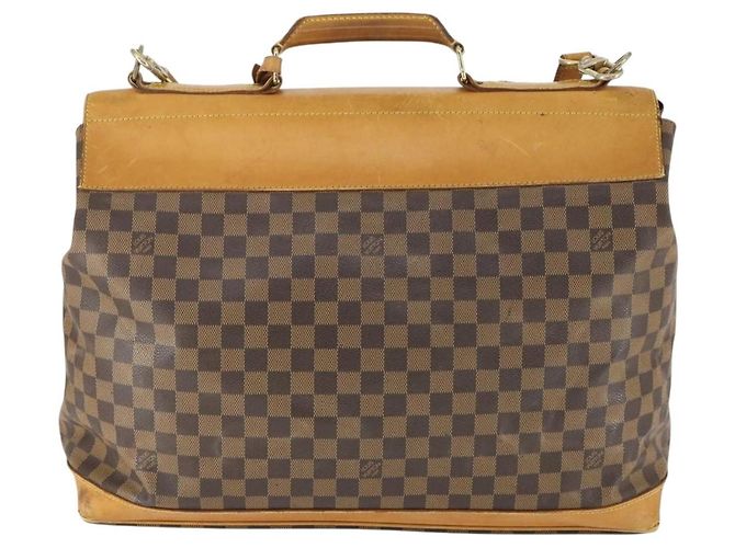 LOUIS VUITTON Borsa Boston Clipper Damier Ebene 2way M99039 LV Auth 169619 - vista 2